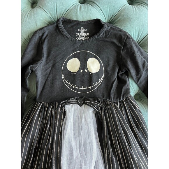 DISNEY Nightmare Before Christmas Jack Skellington Dress Small 6/6x - Picture 2 of 5